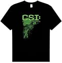 CSI Crime Scene Investigation Police Cop Show Black T-shirt