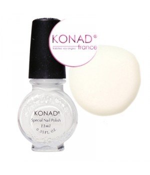 KONAD Vernis Nail Art Blanc 11ml KONAD Vernis Nail Art Blanc 11ml