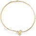 Gold Floral Fashion Choker Necklace