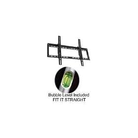 Carbon Black Universal Easy Installation Ultra Low Profile Flat Panel LCD TV Plasma TV Wall Mount Bracket with Touch & Tilt System up to 60"