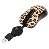 G-Cube Lux Leopard 60B retractable optical mouse