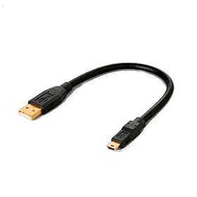 【クリックで詳細表示】iBUFFALO Arvel USBグースケーブル A-ミニB 15CM ブラック AUGM15BK