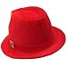 31UPZ1nZMML. AA75  GORGEOUS RED CORDUROY RHINESTONE TRIM BUCKLE FEDORA HAT