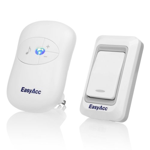 Easyacc® doorbell portable plug-in wireless water-resi…