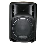 K&ouml;nig 2 Wege 38cm (15 Zoll) Aktiver ABS PA-Lautsprecher (800 Watt)