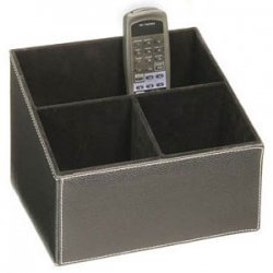 Richards Homewares Black Remote Control Organizer