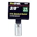 1/4" Dr. 6 Pt. 3/8" Socket