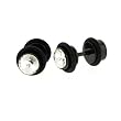 Black Anodized Stainless Steel Faux Plug - Clear CZ- 16g Stud - 6mm Fake Plug - Sold as a Pair Black Anodized Stainless Steel Faux Plug - Clear CZ- 16g Stud - 6mm Fake Plug - Sold as a Pair