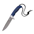 Silver Creek Bait Knife, Blue Thermoplastic, Plastic Sheath