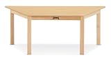 Multi-Purpose Trapezoid Table - 16 High - Maple - School & Play Furniture