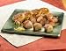 Premium Crab Cakes and Bacon Wrapped Scallops Appetizer Plate - Crabcakes and Bacon Wrapped Sea Scallops Appetizer Plate