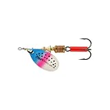 Mepps Aglia Spinners - Undressed Size: 1 (1/8 oz.); Color: Rainbow Trout (RBT)