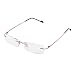 Royal Son Rimless Rectangular Unisex Spectacle Frame (WHAT0815|50|Transparent) RS.399.00