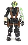 GI Joe Snake Eyes on Cycle + Lt. Stone Figure - Mini Sigma 6 Loose, Unplayed
