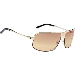 Spy Cloverdale Sunglasses - Spy Optic Metal Series Casual Wear Eyewear - Gold Black/Bronze