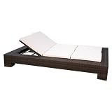 Source Outdoor - King Wicker Double Chaise Lounge - SO-104-32