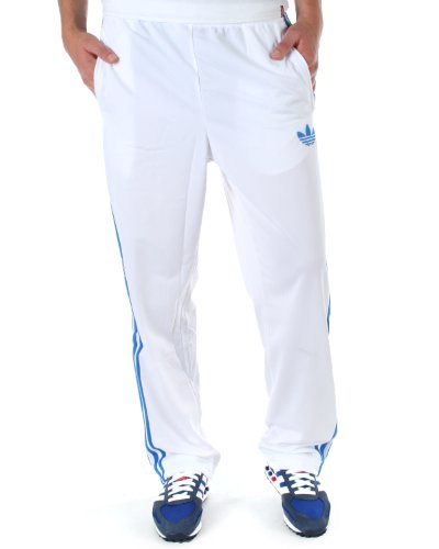 Adidas Herren Jogginghose ADI Firebird, white/bluebird/bluebird, L, O57600