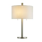 Adesso Boulevard Table Lamp, Satin Steel by Adesso