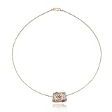 18kpl Genuine Multi Stone Pendant on 17 Chain