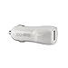 TechMatte Quick Charge 2.0 Car Charger, Adaptive Fast Charger for LG G4, Samsung Galaxy S6 / S6 Edge / Note 5 Note 4, Asus Zenfone 2, HTC One M9 / M8, Moto X Style (With Cable) White