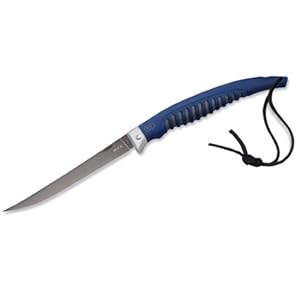 Buck Silver Creek TM Folding Fillet Knife (Silver/blue, 13 3/4-Inch)