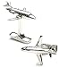 Private Jet Cufflinks - Aviation/Nautical Formal Wear - Cufflinks