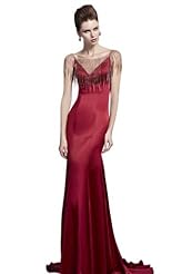 Maternity Sexy Chiffon/Taffeta/Tulle Lace Crystal Beaded Applique Crystals Club Dress 