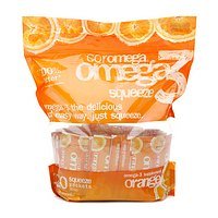 Coromega Omega3 Squeeze Packets, Orange, 120-Count