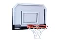 Triumph Sports 45-6080 Door-Mount Mini Basketball Hoop with Ball (White/Black)