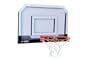 Triumph Sports 45-6080 Door-Mount Mini Basketball Hoop with Ball (White/Black)