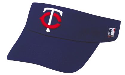 Minnesota Twins Officially Licensed MLB Adjustable Velcro Adult Visor