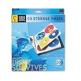 Case Logic Looseleaf CD Storage Sleeve, 8 CDs per Sleeve, 25 Sleeves per Pack