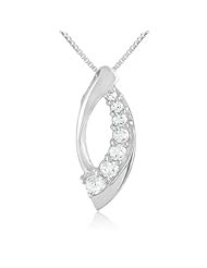 Sterling Silver Shades of Journey Pendant Necklace, 18"