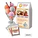 Eiscreme 3er-Set mit Schoko, Vanille, Erdbeer