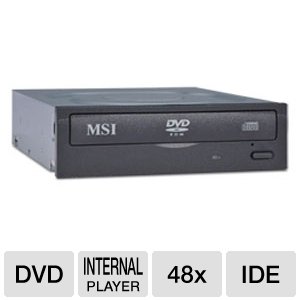 MSI DH-18D4P DVD+R 18X, DVD-R 18X, DVD+RW 18X, DVD-RW 18X, DVD-RAM 5X, CD-R 48X, CD-RW 32X, IDE Internal DVD-ROM Drive