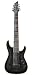 Schecter Hellraiser Special C-8 Electric Guitar, See-Thru Black, Left Handed