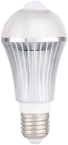 E27 IR Infrared Motion Sensor 6 LED Light Bulb Lamp 6W