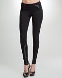 bebe Leatherette Pocket Trim Legging