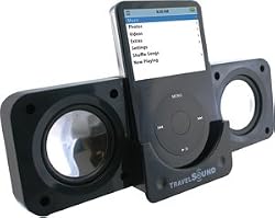 DREAMGEAR DGUN-238 I-SOUND(TM) TRAVEL SOUND 2X SPEAKER (BLACK)
