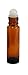 Amber Glass Essential Oil Travel Roll-On .33 oz (6 Pack) + 2 Clear Pipettes (3 ml) and Travel Bag for Aromatherapy, DIY, Perfume, Home and Travel