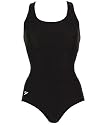Speedo Aquatic Solid ultraback with shelf bra longline swimsuit