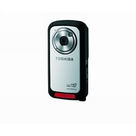 Toshiba Camileo BW10 Waterproof HD Recording with 2-Inch LCD Screen (Silver) by Toshiba