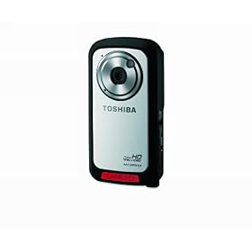 Toshiba Camileo BW10 Waterproof HD Recording with 2-Inch LCD Screen (Silver)