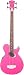 Luna Guitars Diana Series - Venus Pink 4-string Acoustic Bass Guitar