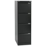 Bisley BS4E Filing Cabinet Flush front 4 Drawer W470xD622xH1321mm Black Ref BS4E 33 31UROB64rpL. SL160 Bisley BS4E Filing Cabinet Flush front 4 Drawer W470xD622xH1321mm Black Ref BS4E 33