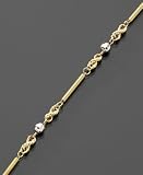 14k Gold Disco Ball Anklet