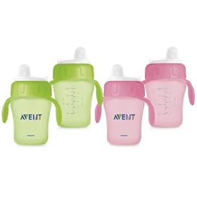 Philips Avent Soft Spout Magic Trainer with Handle, 9 Ounce, Twin