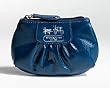 NEW AUTHENTIC COACH MADISON PATENT LEATHER MINI SKINNY COIN POUCH CASE 43154 (Cobalt)