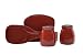 Corelle Napkin Holder, Spoon Rest, Salt and Pepper Shaker Set, Chili Red