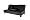 Dorel Home Products Julia Faux Leather Futon With Cupholder, Black Image #1